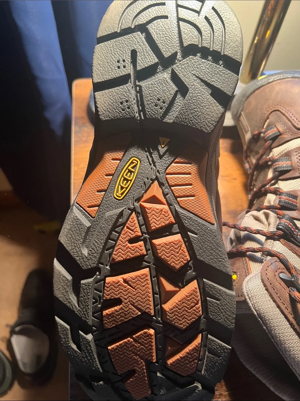 Keen Brown and Tan Men's Lace-Up Trail Boots